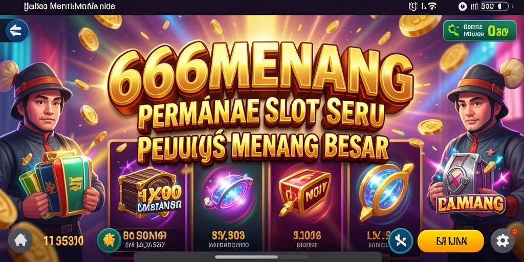 Screenshot gameplay 666MENANG yang menampilkan keseruan bermain Slot.