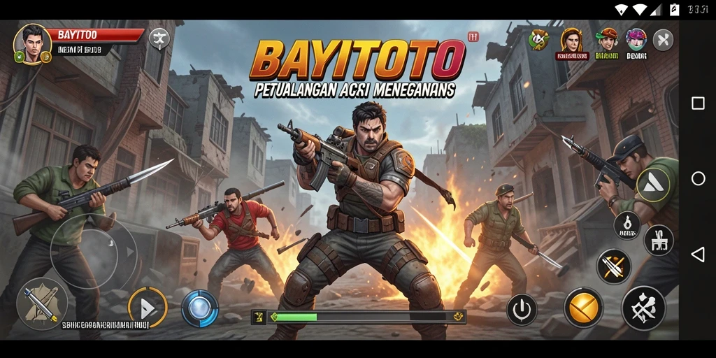 Tampilan utama gameplay BAYITOTO dengan aksi mendebarkan.
