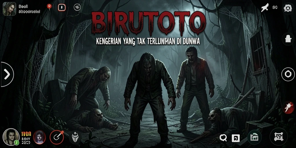 Screenshot utama dari BIRUTOTO menampilkan gameplay Horror yang menegangkan.