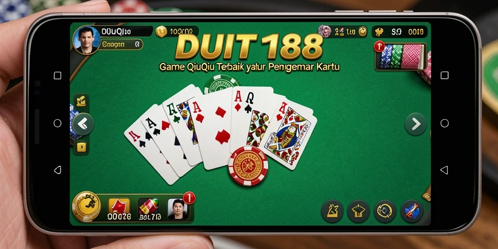 Tampilan gameplay QiuQiu yang seru di DUIT188.