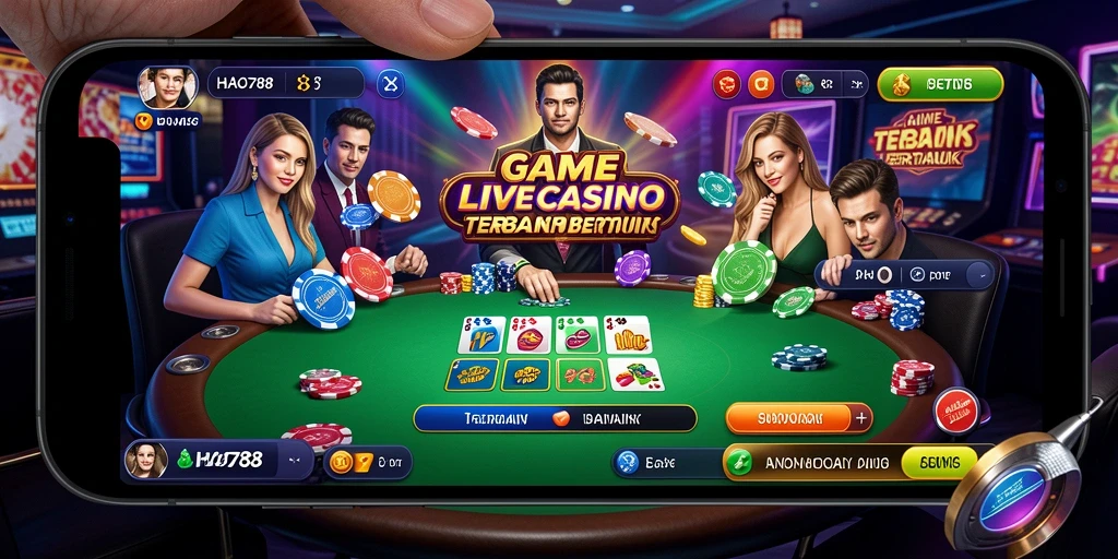 Gameplay seru HAO788 di Live Casino dengan dealer profesional.
