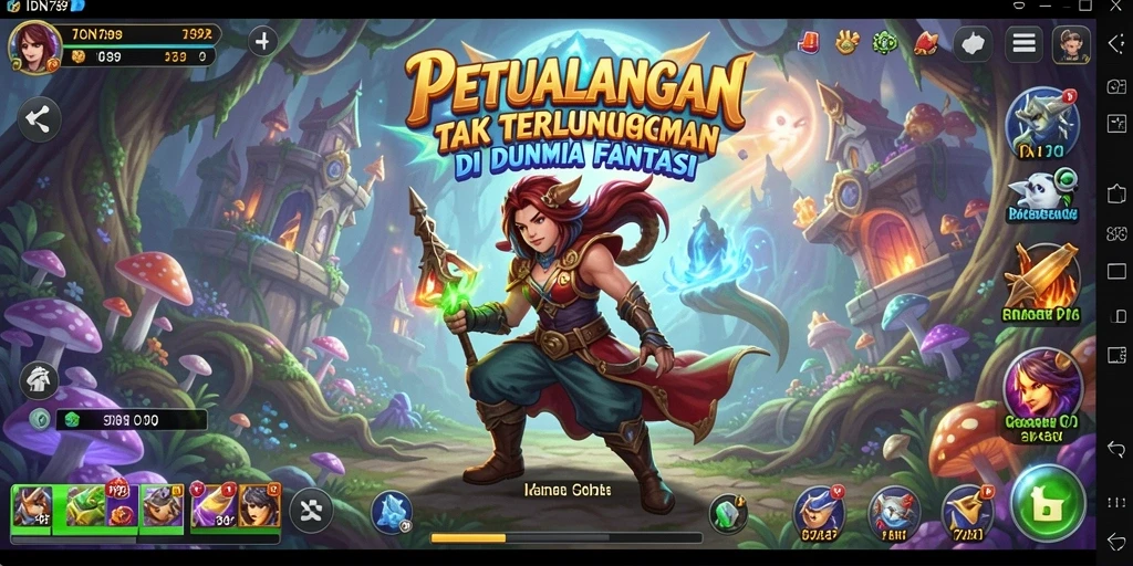 Gameplay seru di dunia petualangan yang menawan.