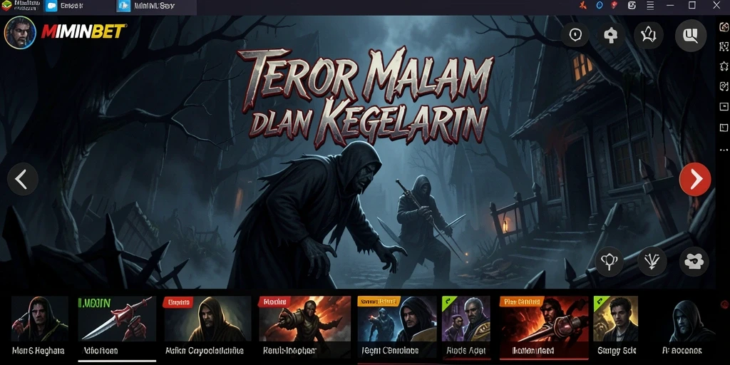 Gameplay MIMINBET yang mencekam dan penuh ketegangan.