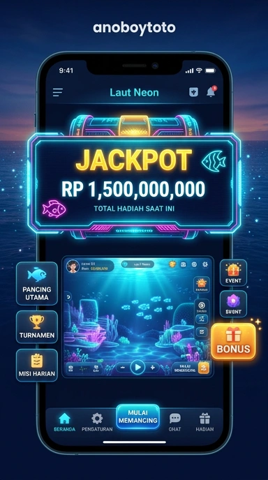 Tampilan utama aplikasi anoboytoto yang ramah pengguna.